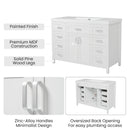 Bathroom Vanity Cabinet Only With 2 Soft Close Doors And 8 Drawers