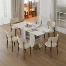 Dining Table Set With Storage, Includes Chairs For Kitchen