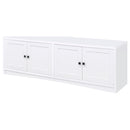 Laughlin - 3-piece Entertainment Center TV Stand - White