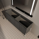 Freestanding Bathroom Vanity & Soft Close Cabinet Doors