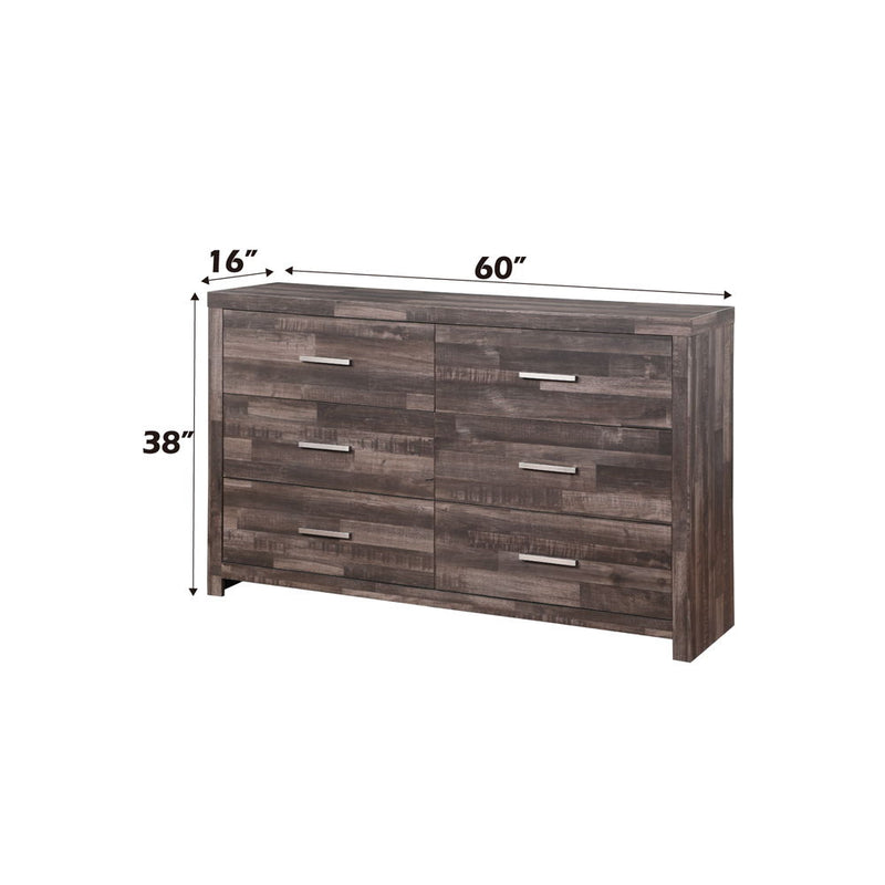 Juniper - Dresser - Dark Cherry - Atlantic Fine Furniture Inc