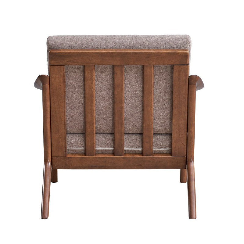 Lide - Accent Chair - Light Brown & Brown