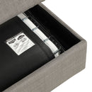 Convertible Folding Sofa Bed Ottoman With Memory Mattress And Tufted Design