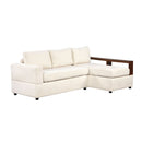 Sectional Sofa Upholstered Sofa Couch With Reversible Armrests For Living Room