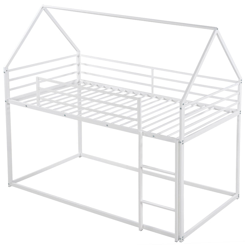 House Bunk Bed With Built In Ladder