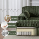 Double Chaise Lounge Chair, Oversized Upholstered Sleeper Cloud Couch