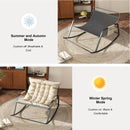Rocking Chair With Storage, Cushions & Armrests
