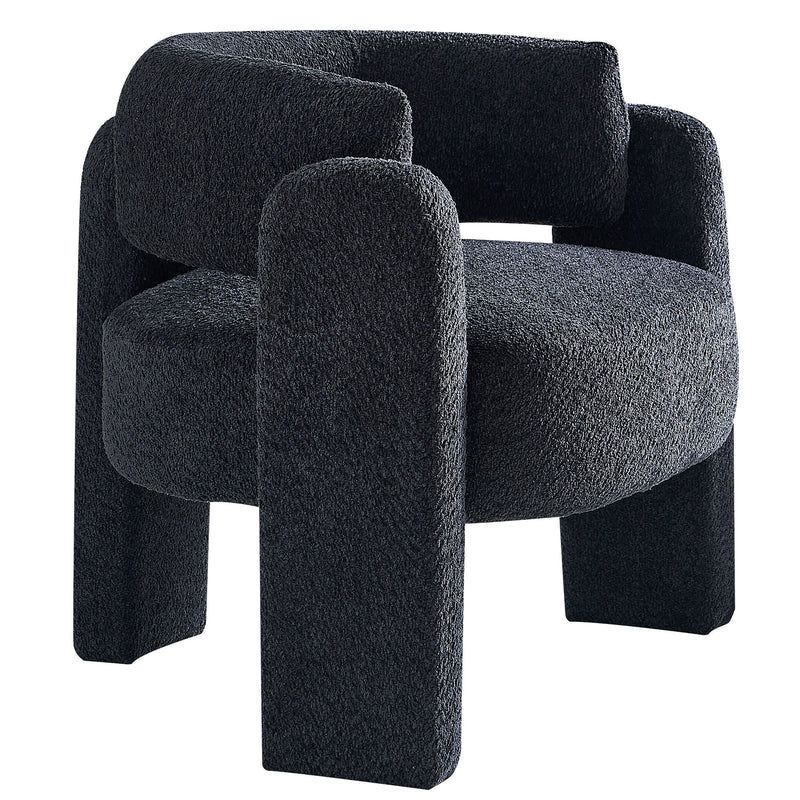 Boucle Upholstery Accent Chair