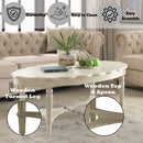 Fordon - Coffee Table - Antique White - Atlantic Fine Furniture Inc