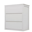 Freestanding Bathroom Vanity With Ceramic Sink, 2 Full Extension Drawers