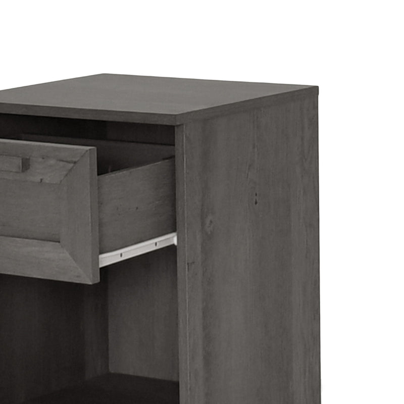 Broxon - Rustic Drawer Nightstand