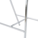 Modern Bar Stools With Low Back And Arms And Durable Metal Frame (Set of 2) - Ivory