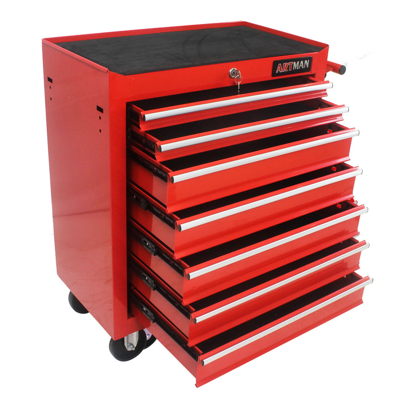 Multifunctional Tool Cart With Wheels And Drawers