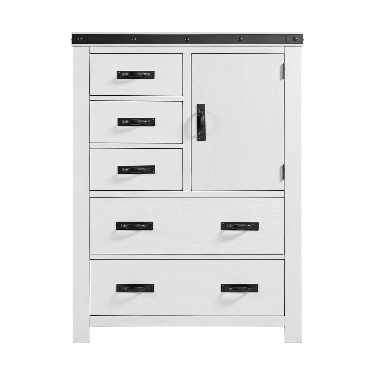 Wade Youth Chest in White by Elements International, view 8