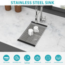 Undermount Steel Kitchen Sink, Deep Single Bowl Basin