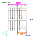 Metal Garden Trellis Rustproof For Climbing Plants Outdoor Flower Support