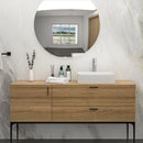 Modern Ceramic Rectangular Vessel Bathroom Sink