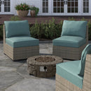 Fiber Reinforced Outdoor Fire Pit - Stone Gray