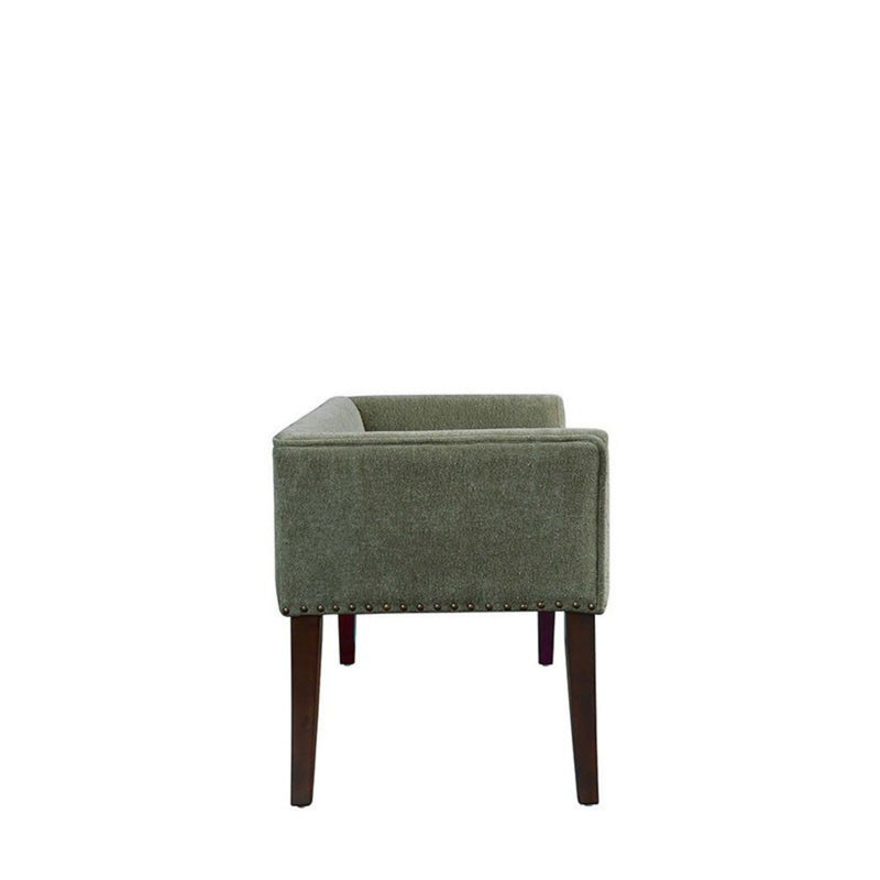 Elegant Design Bench Upholstery, Solid Wood Frame