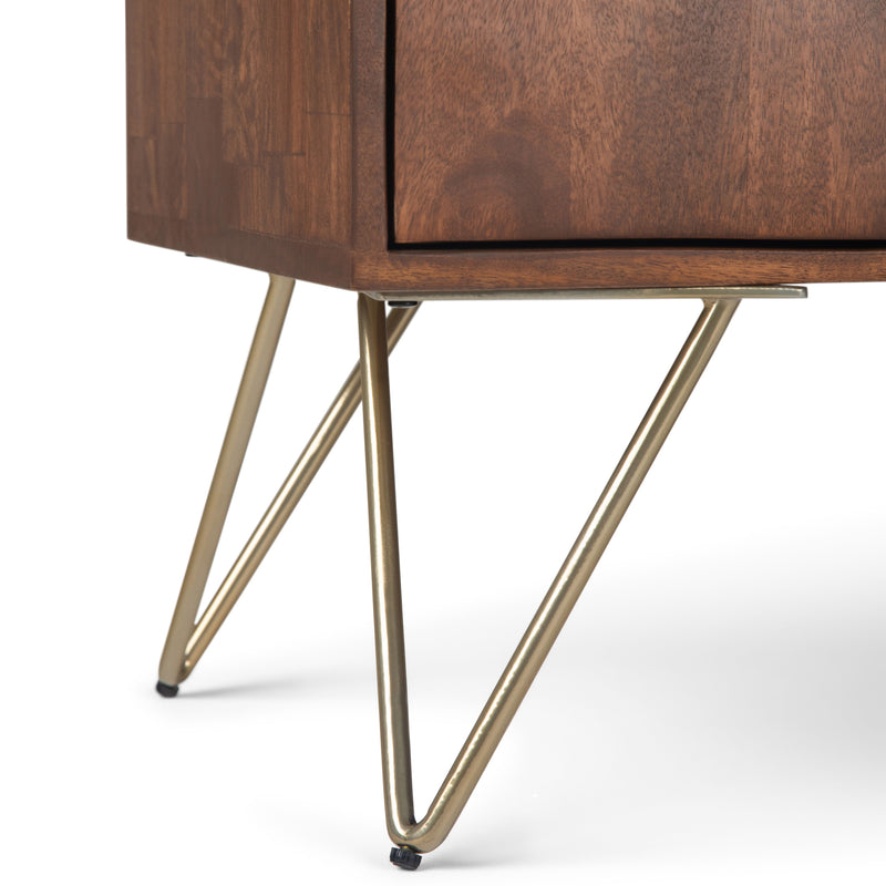 Hunter - TV Media Stand - Umber Brown Stain