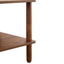 Modern 2 Tier Coffee Table With Open Storage Shelf For Living Room