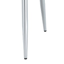 Modern Minimalist Dining Chairs With Metal Legs