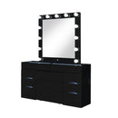 Elisa - Vanity Set With Stool And LED Bulbs