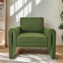 Modern Upholstered Accent Chair, Sturdy Support & Luxurious Comfort