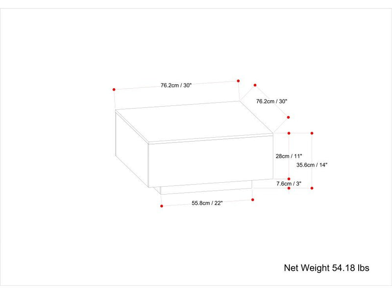 Lockhart - Square Coffee Table - Natural