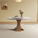 Dining Table Set With Wooden Base