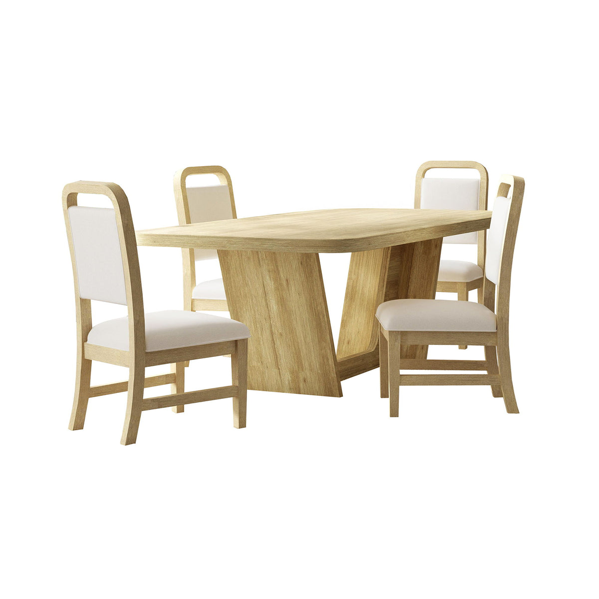 Ridgemont Standard Height Dining Set in Black by Elements International