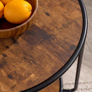 Multi Functional Ottoman And Table Set With Drum Stool