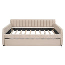 Upholstered Daybed With Slat Support