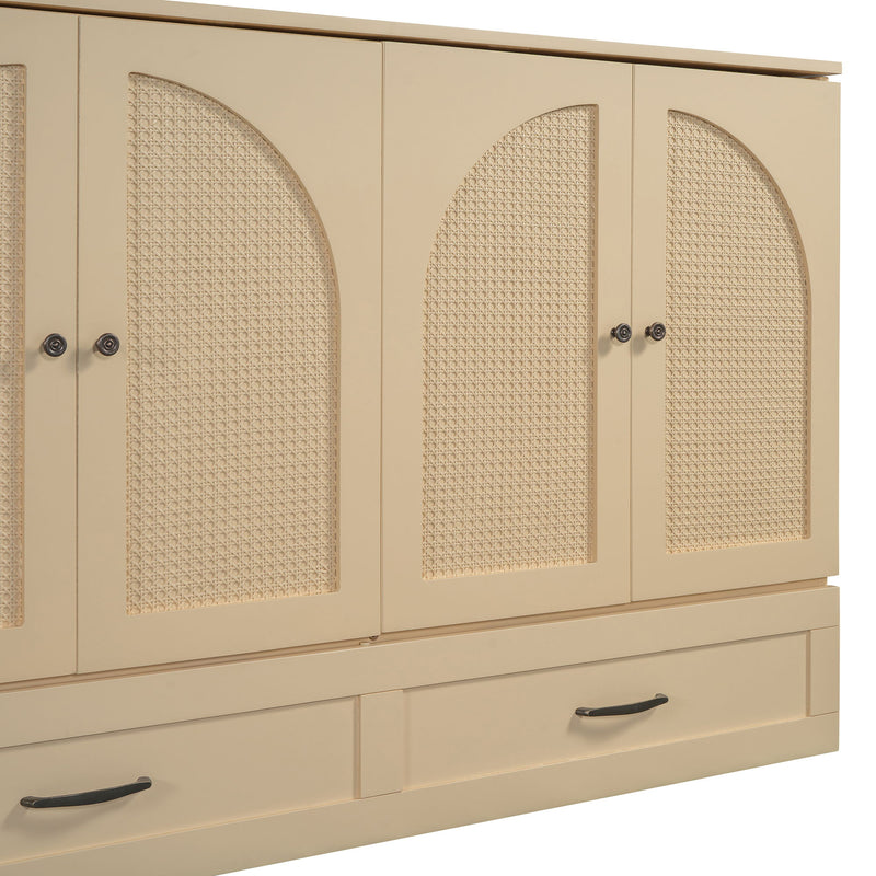Murphy Bed With Large Drawers
