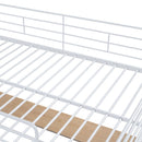 Loft Bed & 3 Layers Of Shelves And L-Shaped Desk