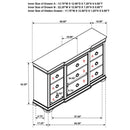 Garland - 11-Drawer Bedroom Dresser Cabinet