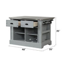 Urrur - Kitchen Island - Gray