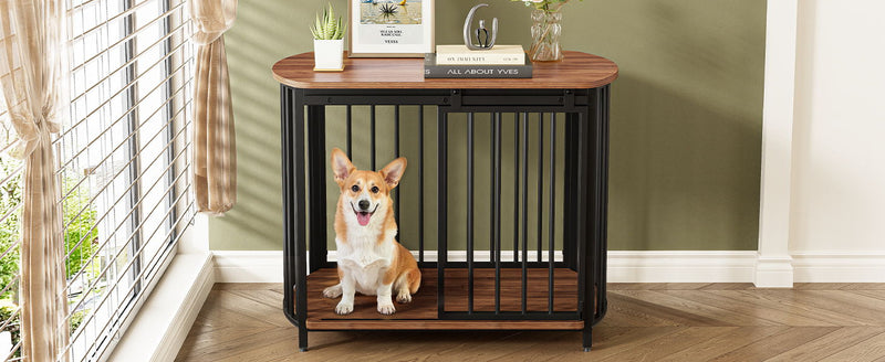 Furniture Style Dog Crate For Small And Medium Dogs