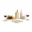 10 Pieces Luxury Natural Marble Dining Room Accessories Set