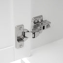 Freestanding Tall Bathroom Cabinet With Soft Close Doors And Adjustable Shelves