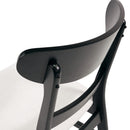 Mid Century Dining Chairs With Cushioned Seats And Wood Frame (Set of 2)