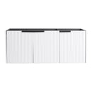 Contemporary Wall Mounted Bathroom Vanity With Soft Close Doors