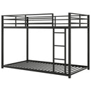 Metal Bunk Bed, Low Bunk Bed With Ladder