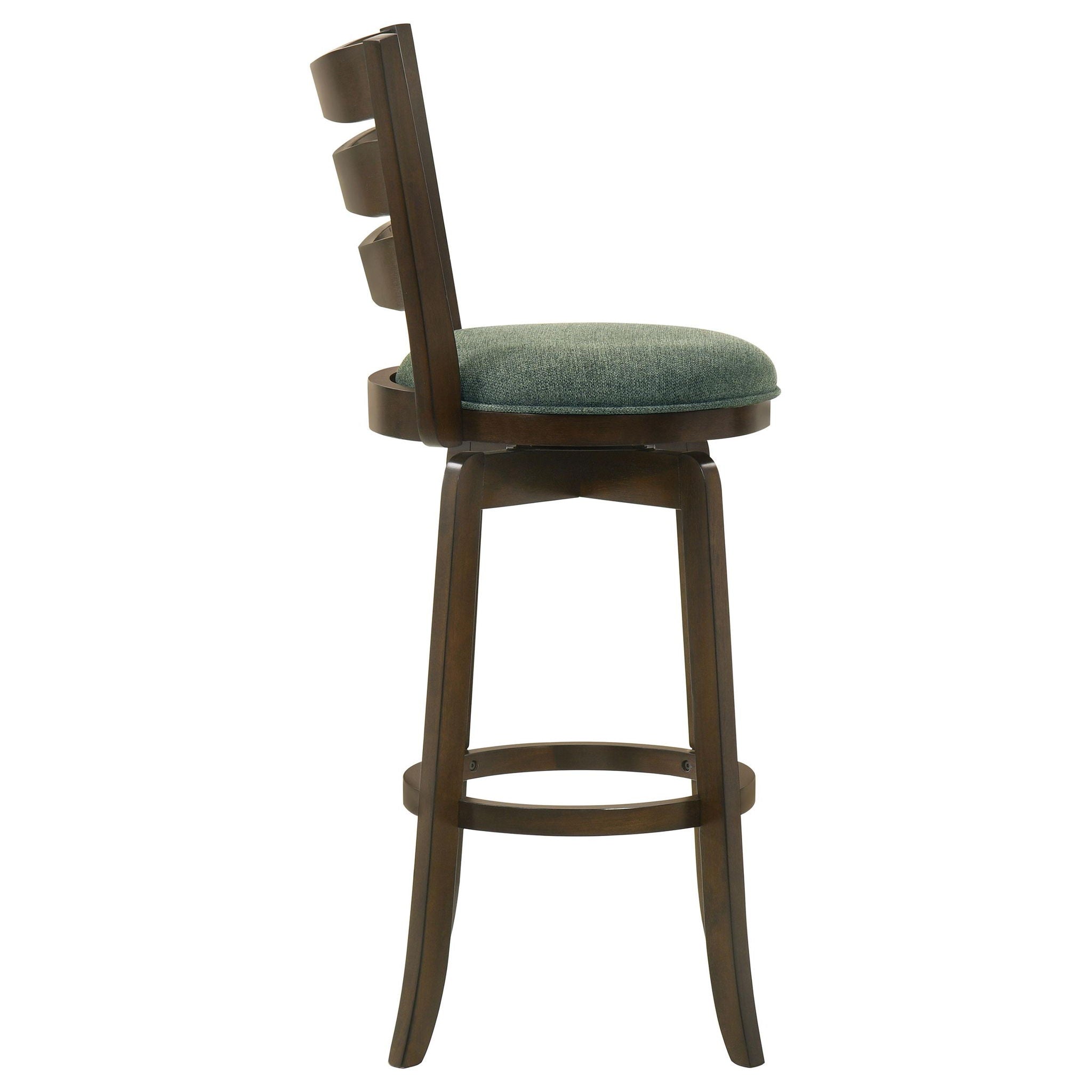 Murphy Wood Pub Height Swivel Bar Chair Hunter Green - Atlantic Fine Furniture Melbourne FL