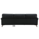 Eilene - Sofa - Black Top Grain Leather