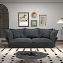 Modern Comfy Upholstered Sofa Cloud Couch, Deep Seat Couches With Multiple Large Soft Pillows