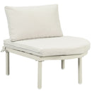 6 Piece Patio Set, Half Moon Outdoor Sectional Sofa With 2 High Low Coffee Tables, 4 Pillows & Cushions