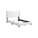 Upholstered Nailhead Trim Chic Bed