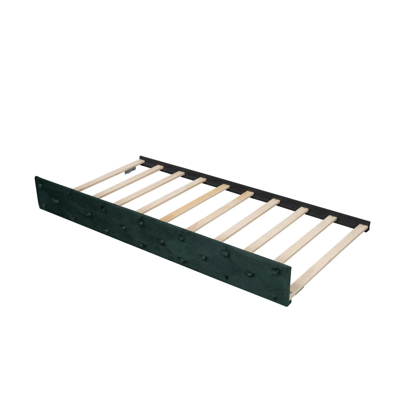 Upholstered Tufted Daybed With Trundle