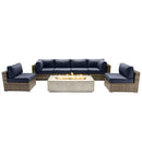 Outdoor Elegance Conversation Set With Fire Pit